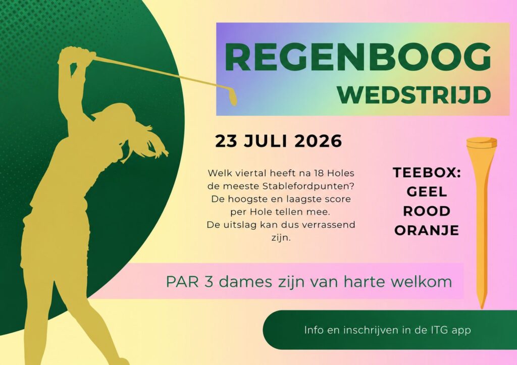 - Damesdag Speldag - Regenboogwedstrijd met een twist - Donderdag 23 juli 2026