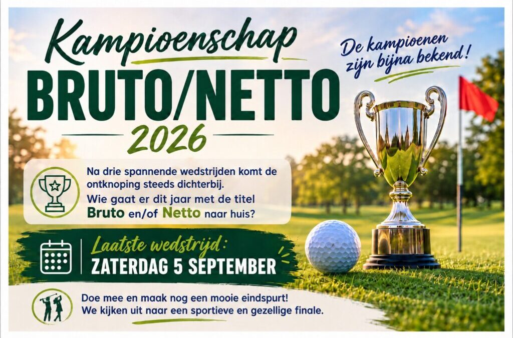 Bruto/Netto Kampioenschap – Wie pakt de titel?