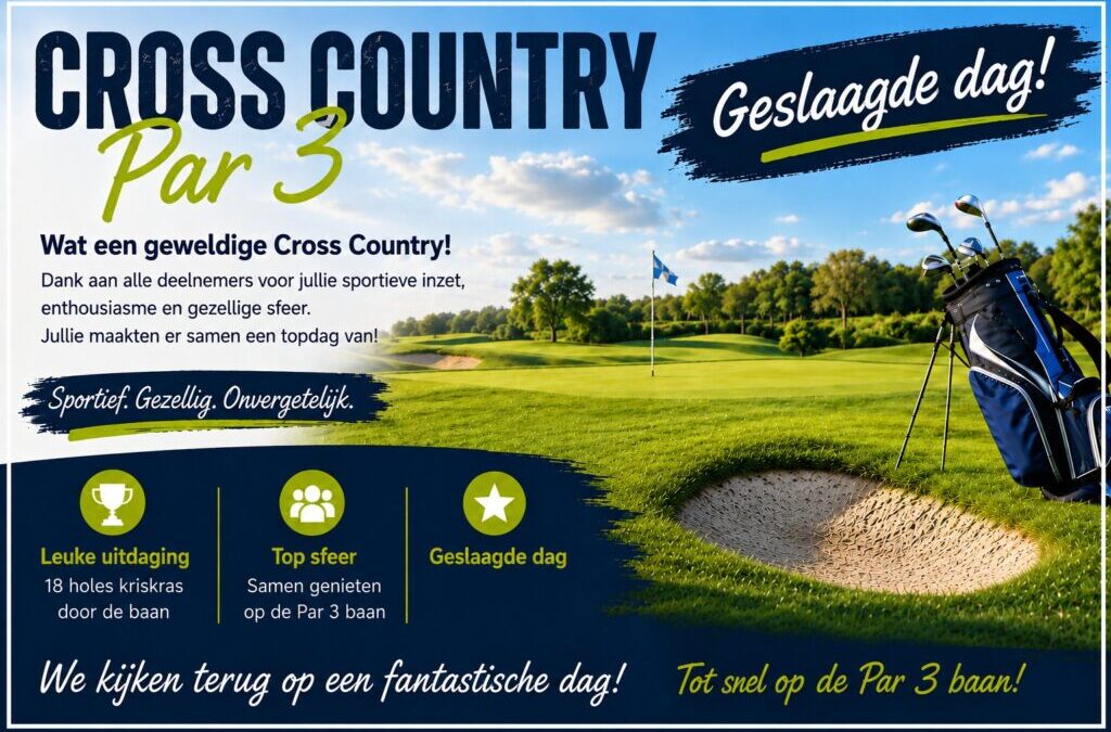 Cross Country Par 3 – een zeer geslaagde vijfde editie