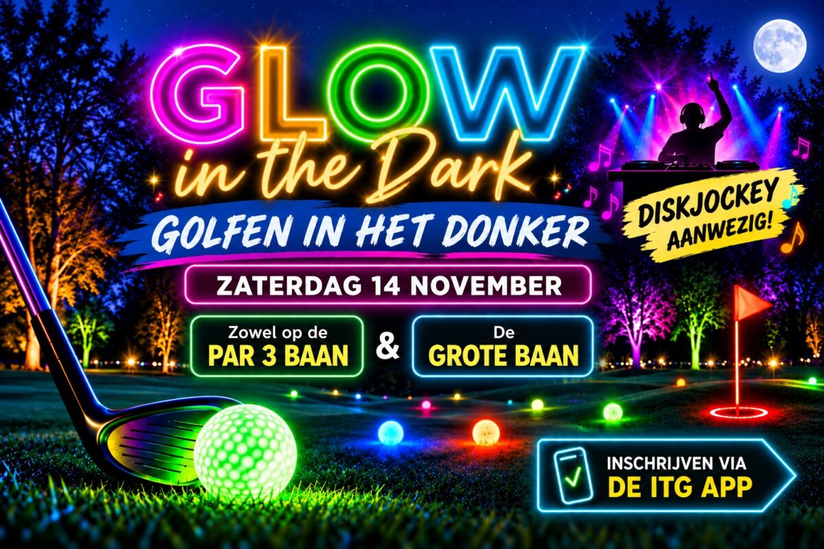 Glow in the Dark – zaterdag 14 november